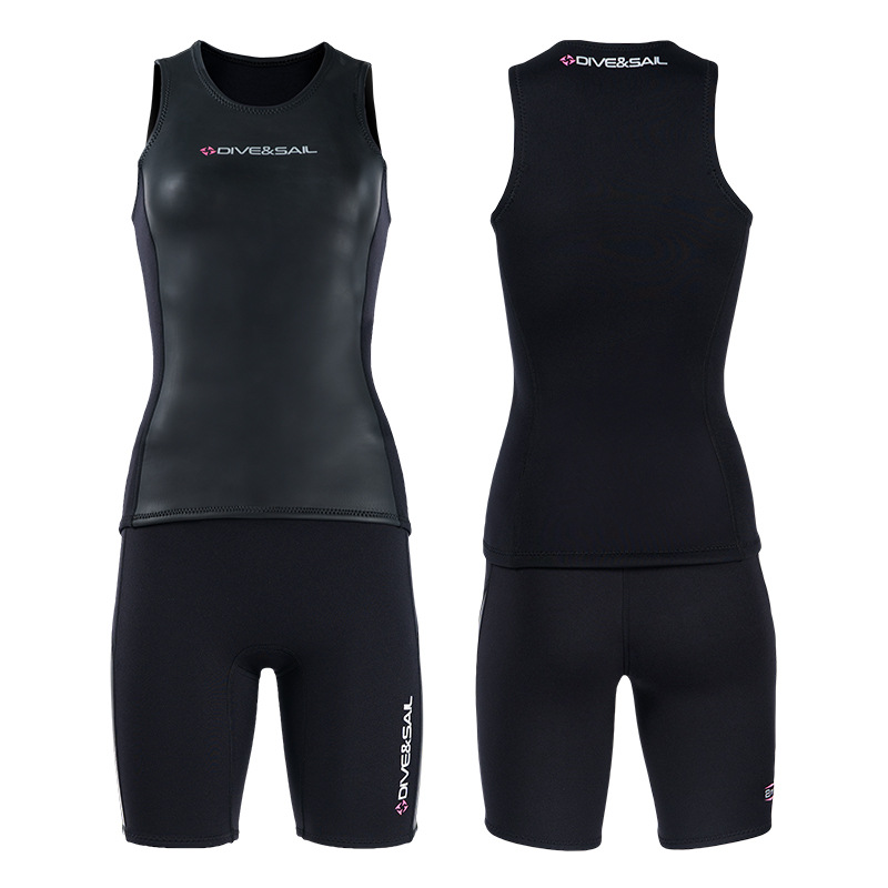 Wetsuit Men - Chaleco de Neopreno y Cuero de