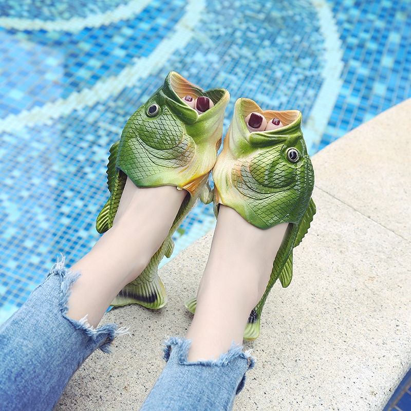 Flippers Swimming - Pantuflas de Diseño con Punta Abierta,