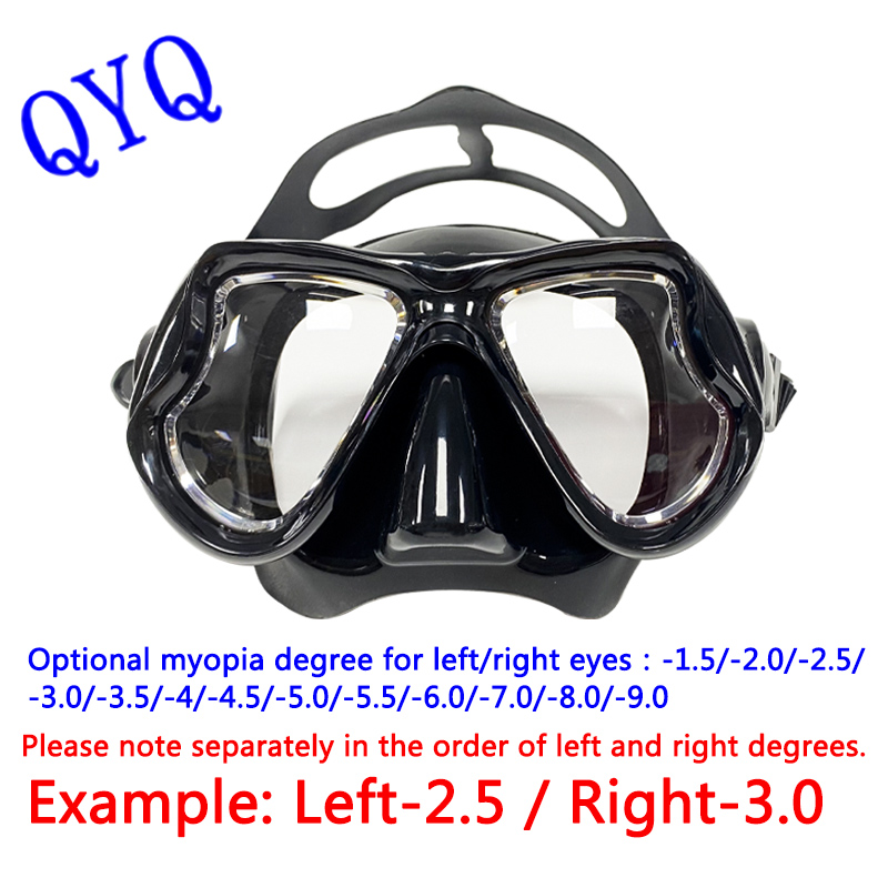 Snorkel Set - Máscaras de buceo para miopía, juego