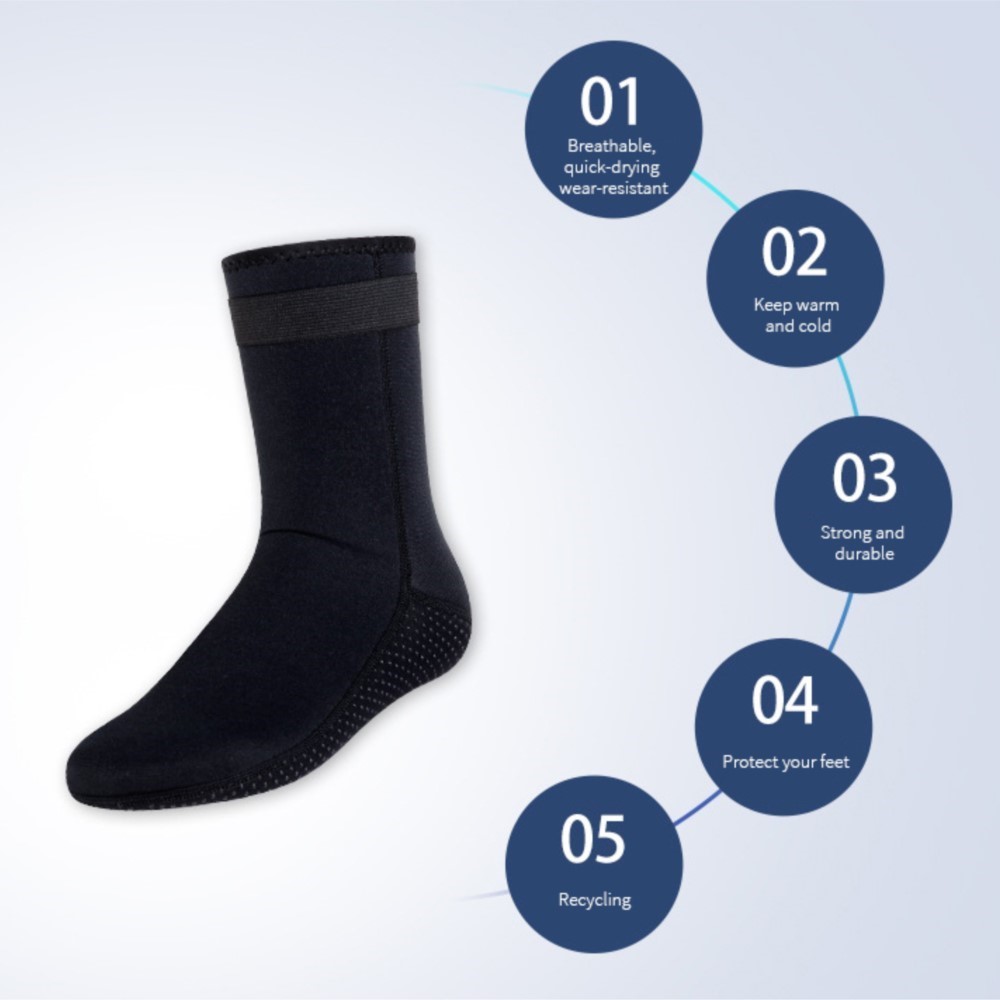 Calcetines de neopreno de 3mm  - Flippers Swimming reseña y precio