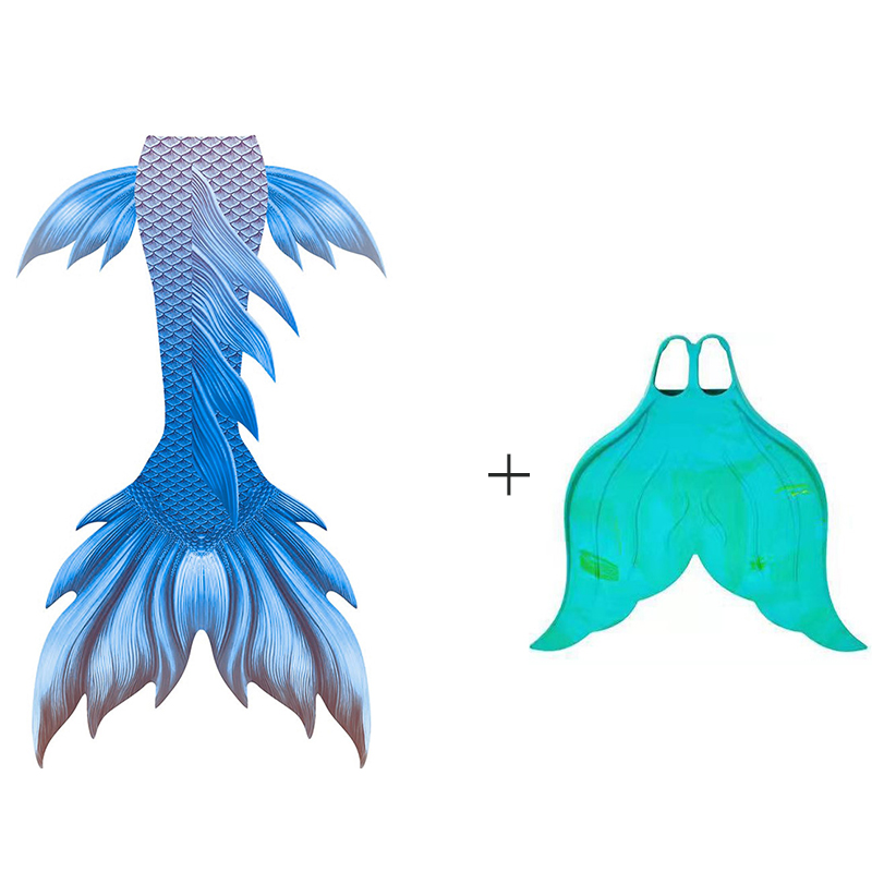 Nuevo diseño de sirena de cola - Flippers Swimming reseña y precio