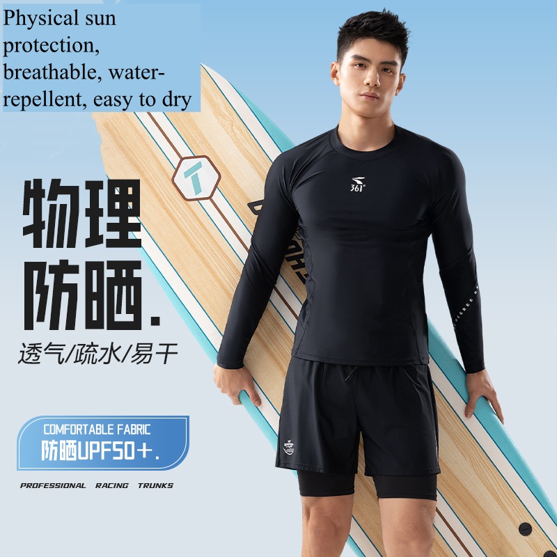 361Men profesional de manga la - Rash Guard reseña y precio