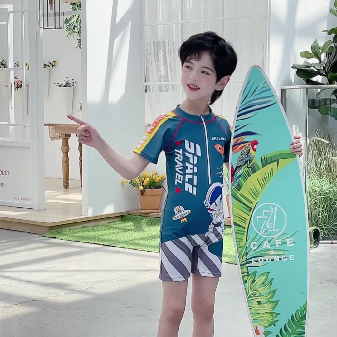 Trajes de baño para niños pequ - Rash Guard reseña y precio