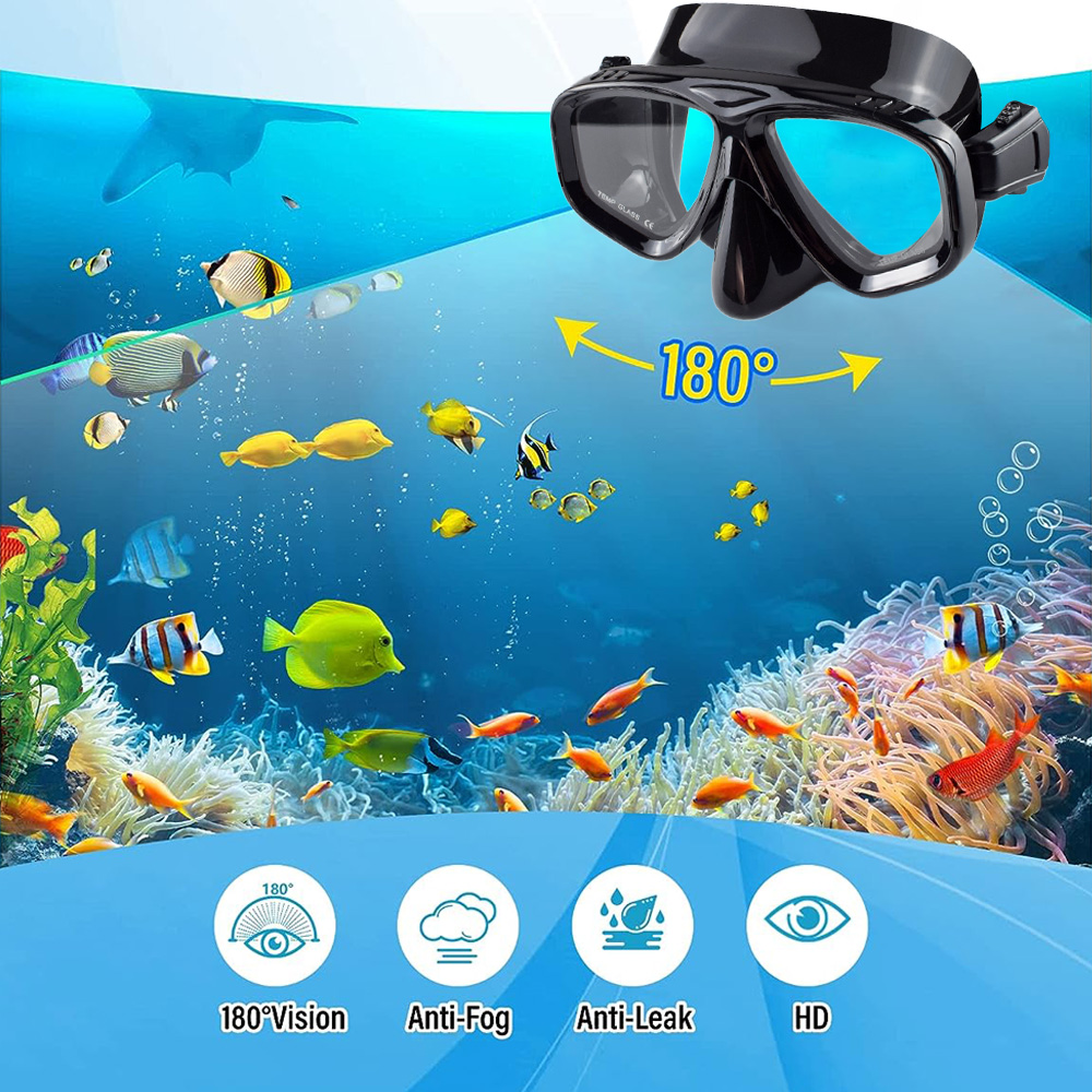 Juego de snorkel seco, máscara - Snorkel Set reseña y precio