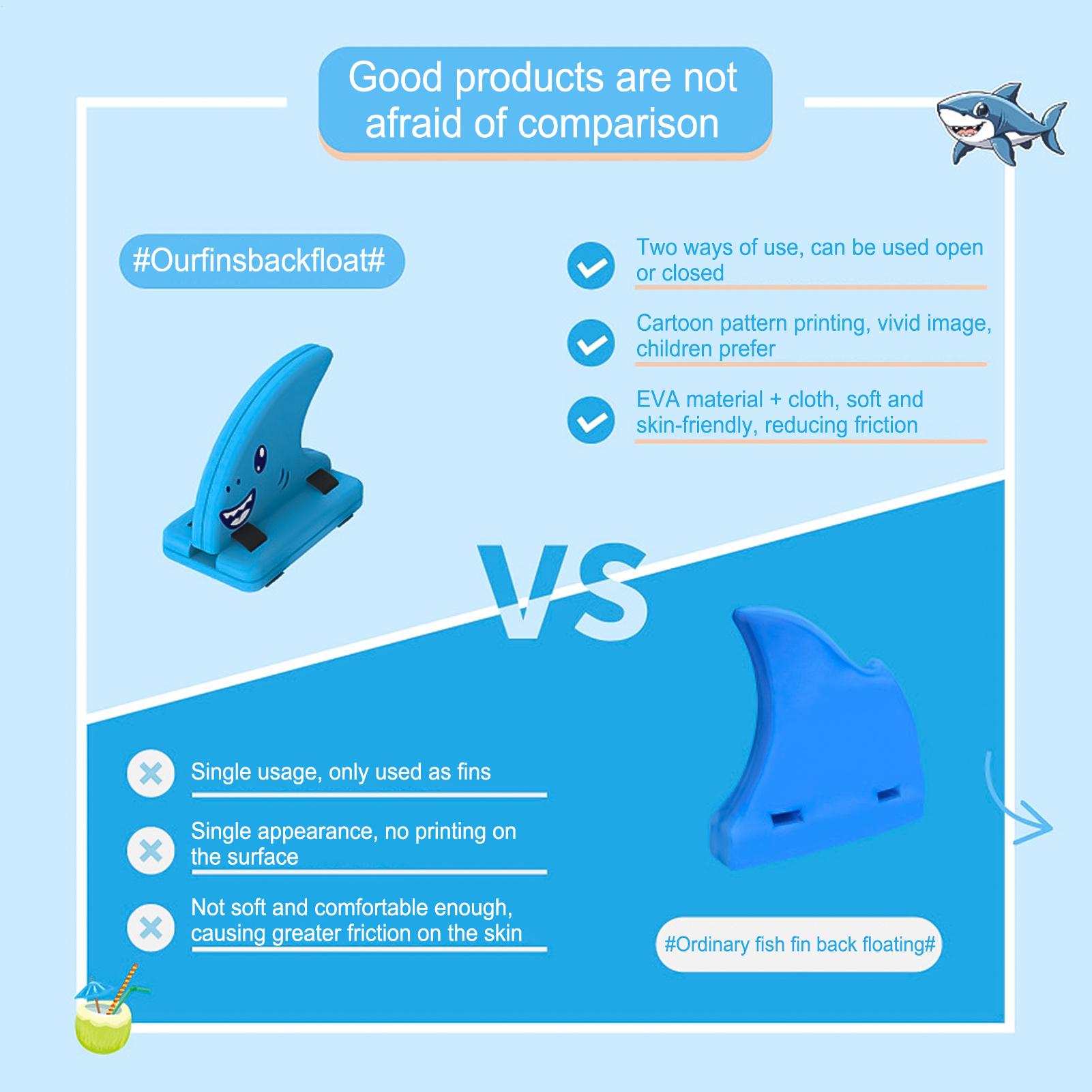 Flotador de espalda para niños - Swim Fins reseña y precio