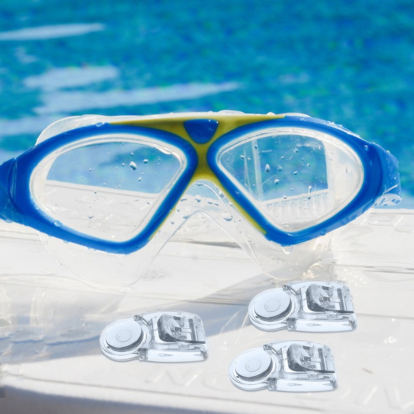 4 piezas de hebillas universal - Goggles Swim reseña y precio